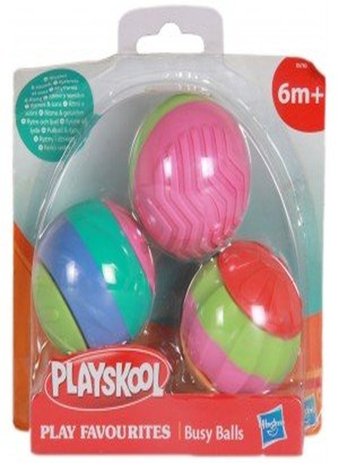 Funskool Busy Balls Assortment - 5 Pack for Babies - Image 1